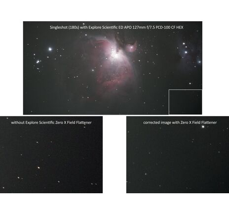 Korektor poľa EXPLORE SCIENTIFIC Zero X 2"/M48 pre ED80, ED102 a ED127 APO, image-8