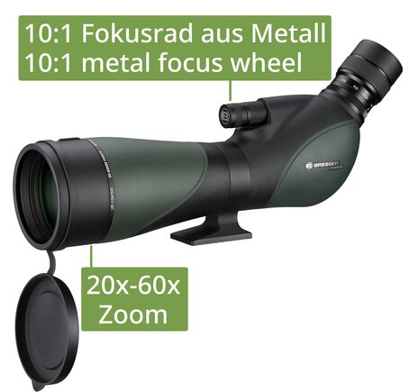 Spektív BRESSER Pirsch 20–60x80 Gen. II s DeLuxe 10:1 fokusom, image-3