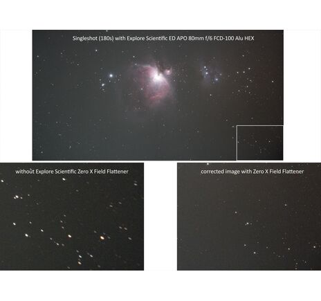 Korektor poľa EXPLORE SCIENTIFIC Zero X 2"/M48 pre ED80, ED102 a ED127 APO, image-6