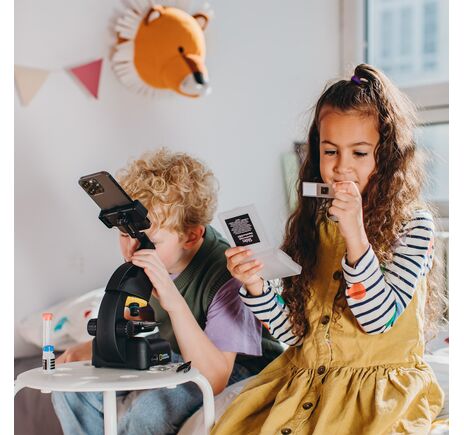 Mikroskop NATIONAL GEOGRAPHIC 40–640× so smartfónovým adaptérom, image-2