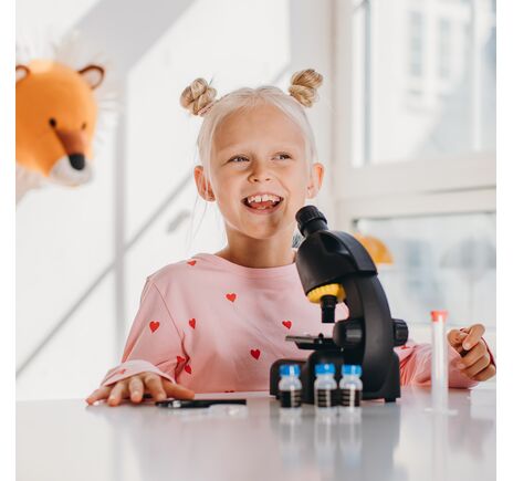 Mikroskop NATIONAL GEOGRAPHIC 40–640× so smartfónovým adaptérom, image-4