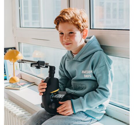 Mikroskop NATIONAL GEOGRAPHIC 40–640× so smartfónovým adaptérom, image-6