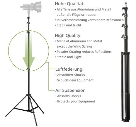 Studiový stojan BRESSER BR-TP400R 400 cm, image-3