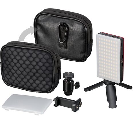 Vreckové LED svetlo BRESSER 9 W Bi-Color pre mobil a foto, image-6