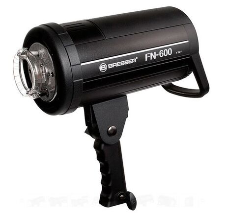 Štúdiový blesk BRESSER FN-600 s TTL pre Nikon + akumulátor, image-4