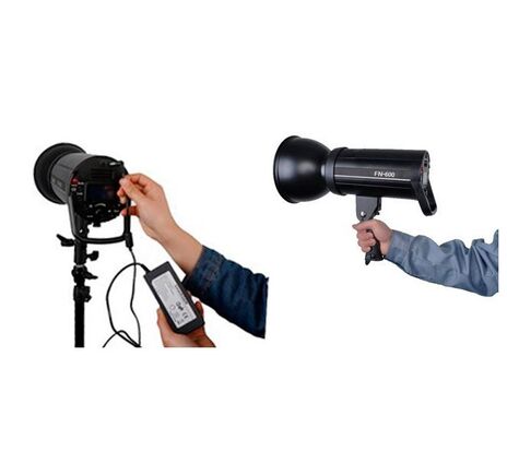 Štúdiový blesk BRESSER FN-600 s TTL pre Nikon + akumulátor, image-6