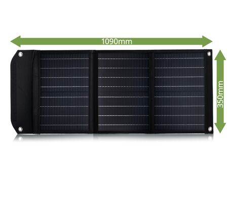 Prenosná solárna nabíjačka BRESSER 40 W s USB a DC výstupom, image-8