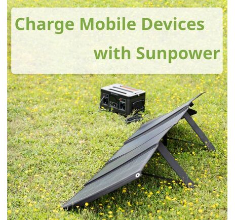 Prenosná solárna nabíjačka BRESSER 120 W s USB a DC výstupom, image-4