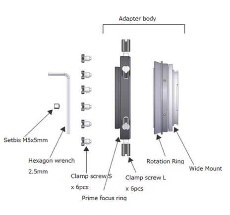 Širokouhlý foto adaptér Vixen 60DX pre Nikon, image-7