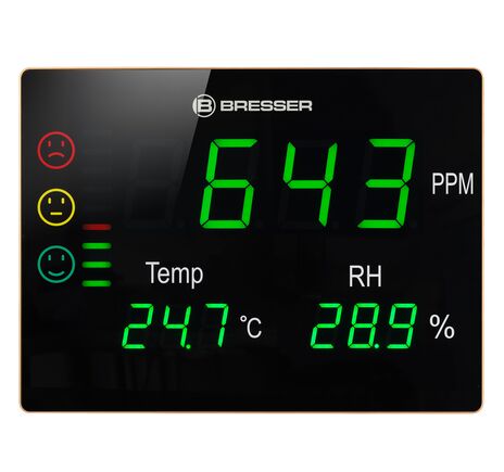 CO₂ merač BRESSER Smile XXL s LED displejom a semaforom, image-3