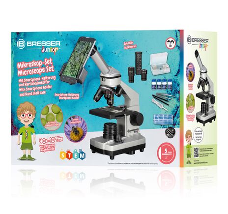 BRESSER JUNIOR Biolux CA 40x-1024x – mikroskop so smartfón adaptérom, image-6