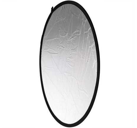 Skladací reflektor BRESSER BR-TR8 2-v-1 strieborný/biely 80 cm okrúhly, image-2