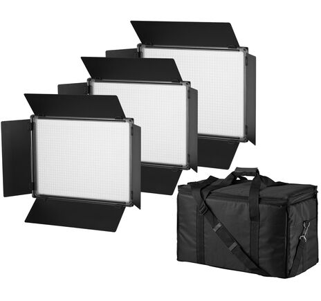 LED svetelný panel BRESSER SH-1200 – sada 3 ks