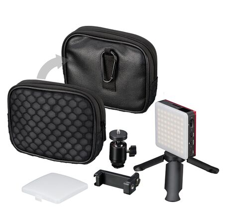 Pocket LED svetlo BRESSER 5 W Bi-Color pre mobilné použitie, image-5