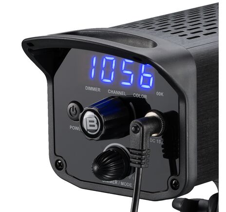 LED Fresnel lampa BRESSER SP-60 60W s diaľkovým ovládaním, image-3