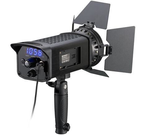 LED Fresnel lampa BRESSER SP-60 60W s diaľkovým ovládaním, image-2