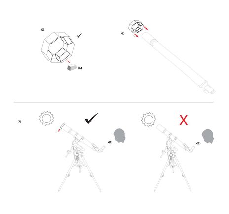Slnečný filter EXPLORE SCIENTIFIC Sun Catcher pre SC teleskopy 9"–10", image-7