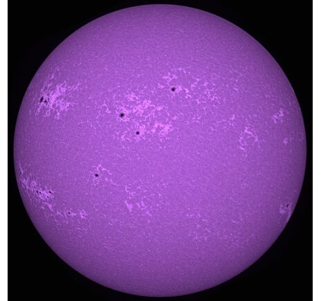 Ca-K filter LUNT LS6CaKMDd2 v 90° zenitovom hranole, image-6