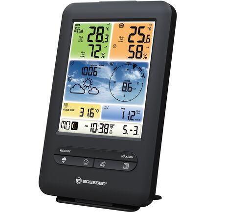 WLAN farebná meteostanica BRESSER s 5-v-1 profi senzorom V, image-4