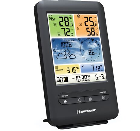 WLAN farebná meteostanica BRESSER s 5-v-1 profi senzorom V, image-5