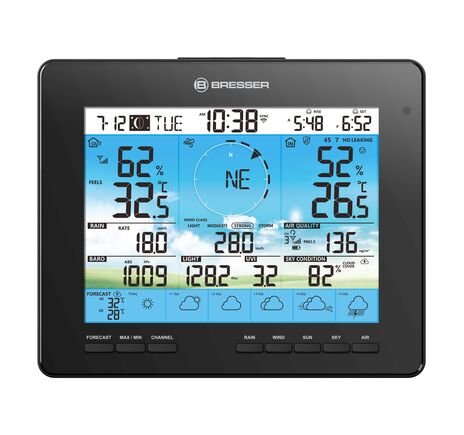 WLAN meteostanica BRESSER 6-dňová 4CAST PRO 7-v-1 solárna, image-4