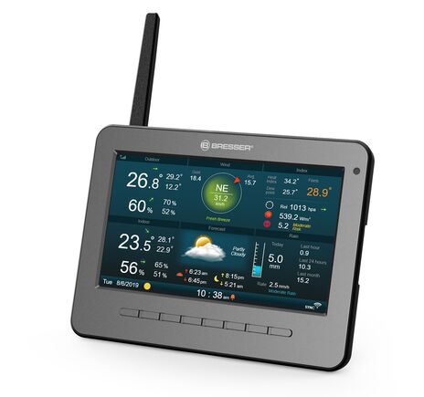 WLAN HD TFT meteostanica BRESSER 7-v-1 s rôznymi režimami zobrazenia, image-9