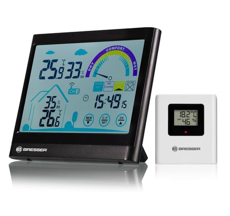 Termo-hygrometer BRESSER VentAir s dotykovým displejom, image-2