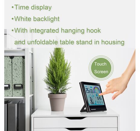 Termo-hygrometer BRESSER VentAir s dotykovým displejom, image-5