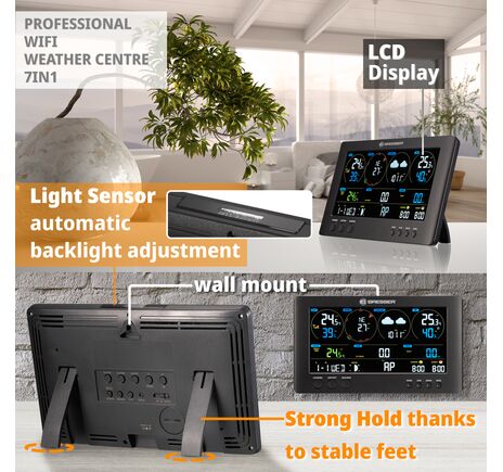 Základňa BRESSER pre meteostanicu 7002586 WLAN ClearView – náhradná, image-2