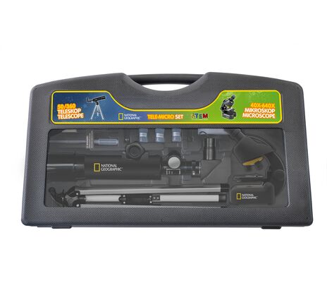 Kompaktný teleskop a mikroskop NATIONAL GEOGRAPHIC so smartfónovým držiakom, image-2