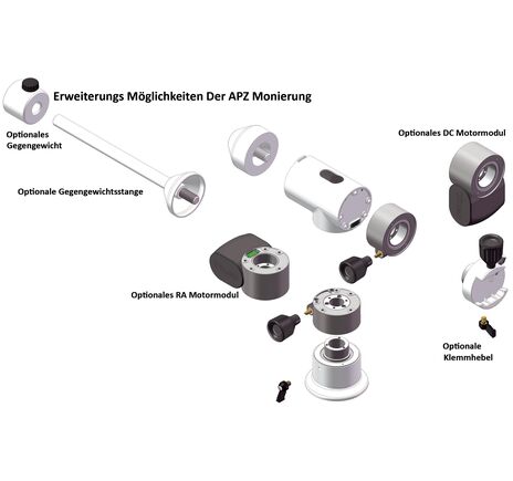 Azimutálna montáž Vixen APZ s trecou spojkou, image-2