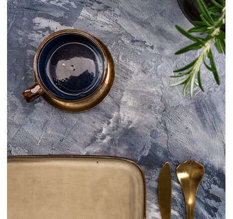 Flatlay pozadie BRESSER 40 × 40 cm – abstraktné sivé/modré, image-3