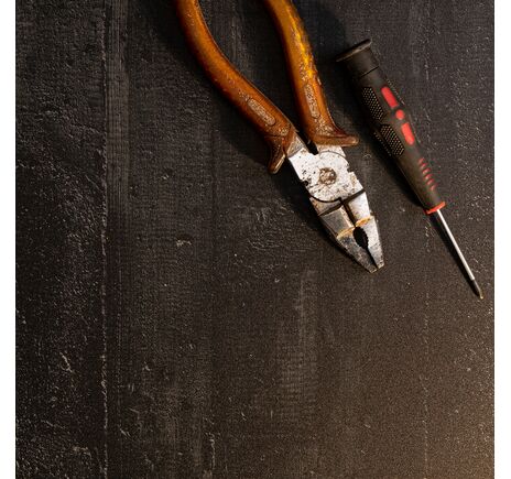 Flatlay pozadie BRESSER 60 × 60 cm – čierne drevené dosky, image-4