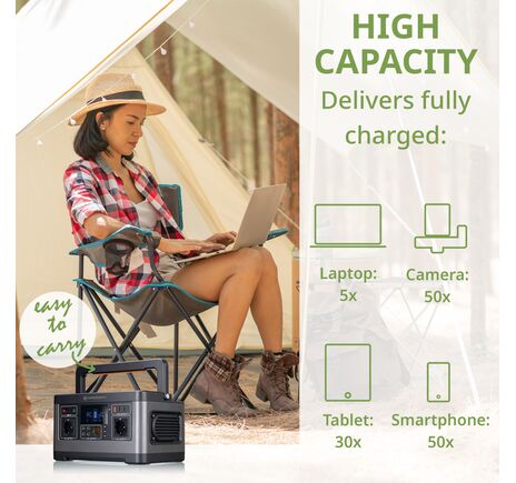 Prenosná elektráreň BRESSER Mobile Power Station – 500 W, image-5