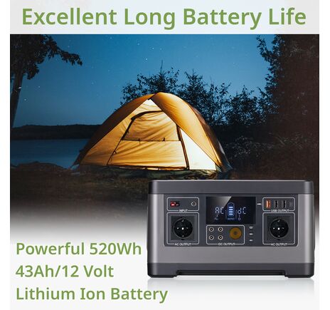 Prenosná elektráreň BRESSER Mobile Power Station – 500 W, image-3