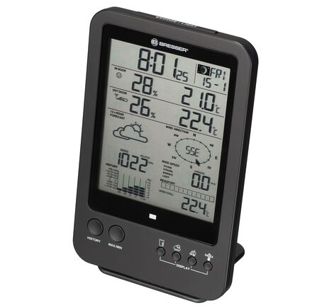 Meteostanica BRESSER 5-v-1 – čierna, image-2