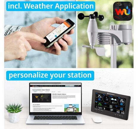 WLAN meteostanica BRESSER ClearView so 7-v-1 senzorom, image-2
