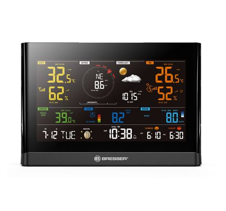 WLAN meteostanica BRESSER Comfort s 7-v-1 senzorom a farebným displejom, image-7