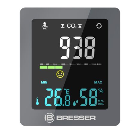 Monitor kvality vzduchu BRESSER Smile s CO₂ semaforom, image-2