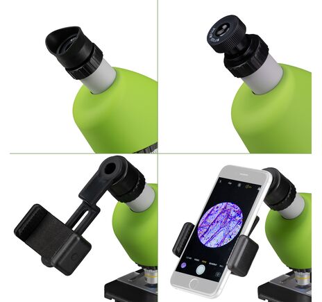 Mikroskop Bresser Junior 40-640x zelený, Farba: Green, image-6