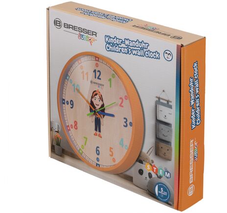 Detské nástenné hodiny BRESSER JUNIOR, image-4