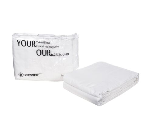 Pozadie BRESSER Y-9 3 × 4 m – biele, image-2