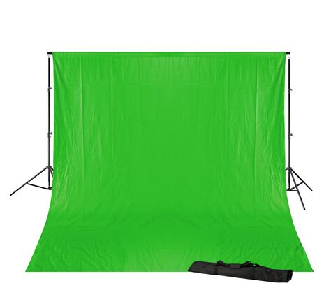 Pozadie BRESSER BR-D23 + greenscreen/chromakey zelené 3 × 4 m