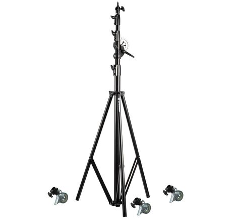 Lampenstativ BRESSER BR-LB300 s otočným ramenom a kolieskami, image-5