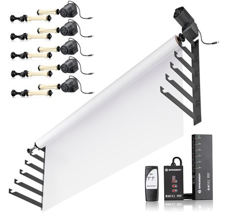 Elektrický systém BRESSER EBS-6 pre 6 rolí pozadia, image-2