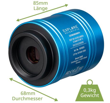 Astrokamera EXPLORE SCIENTIFIC 4K Deep Sky 8,3 MP II, image-4