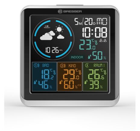 Meteostanica BRESSER Quadro Individio, image-2