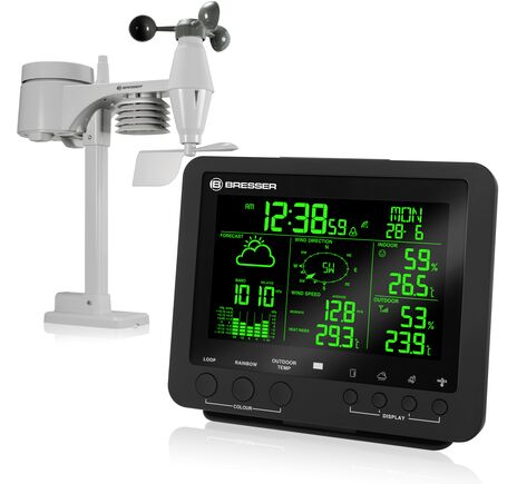 Profi meteostanica BRESSER 5-v-1 s farebným displejom, image-7