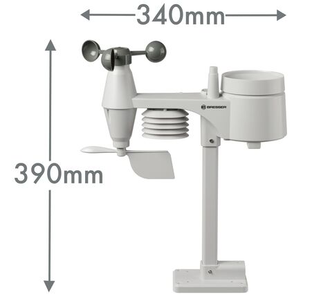 Profi meteostanica BRESSER 5-v-1 s farebným displejom, image-2