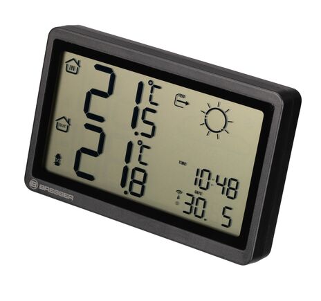 Funkčná meteostanica BRESSER Meteo Temp HZ – čierna, image-2